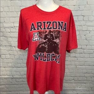 STAR WARS Darth Vader Arizona Wildcats Tee Red/Multi-XL
